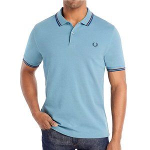 fred perry light blue t shirt